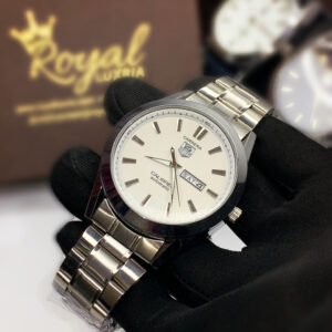 carrera calibre stainless steel watch