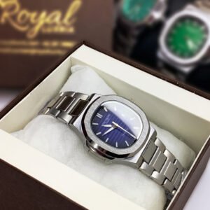 patk philip blue dial with chain