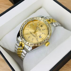 two tone rlx limited watch – black dial with gold accent (copy)