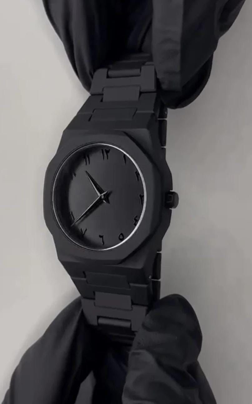 minimalist matte black watch – arabic numerals edition minimalist matte black watch – arabic numerals edition