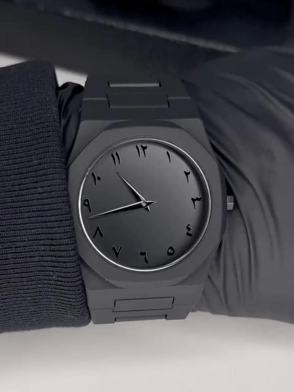minimalist matte black watch – arabic numerals edition minimalist matte black watch – arabic numerals edition