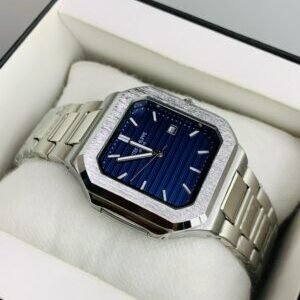 cubitus model silver chain black dial (copy)