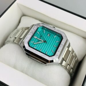 cubitus model silver chain green dial (copy)